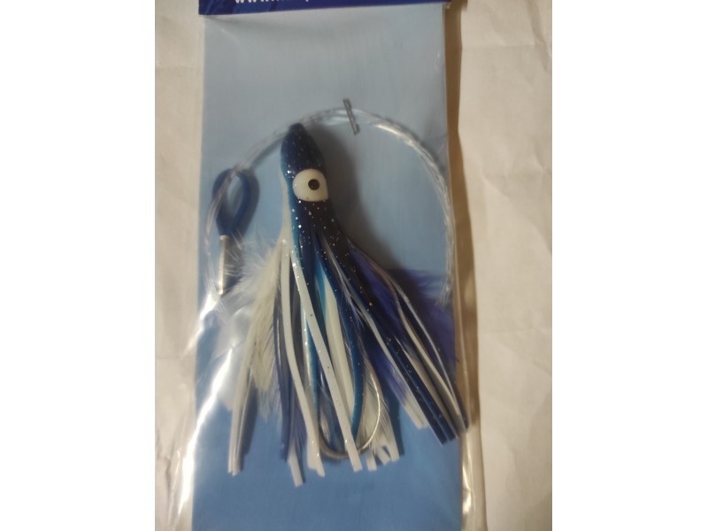 Leurre H20 Pro Weighted Trolling Feather Octopus