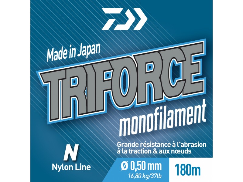 Nylon Daiwa Triforce 270m translucide