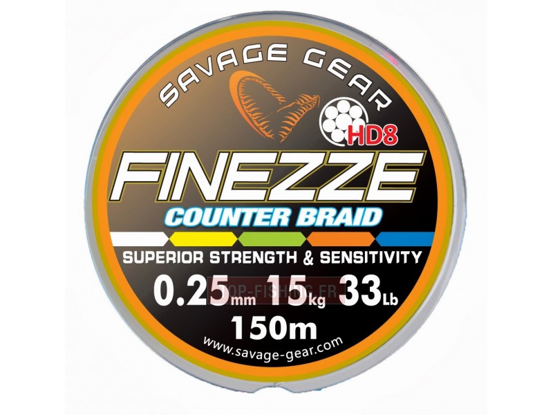 Tresse Savagear Finesse HD8 Counter Braid - 230 m