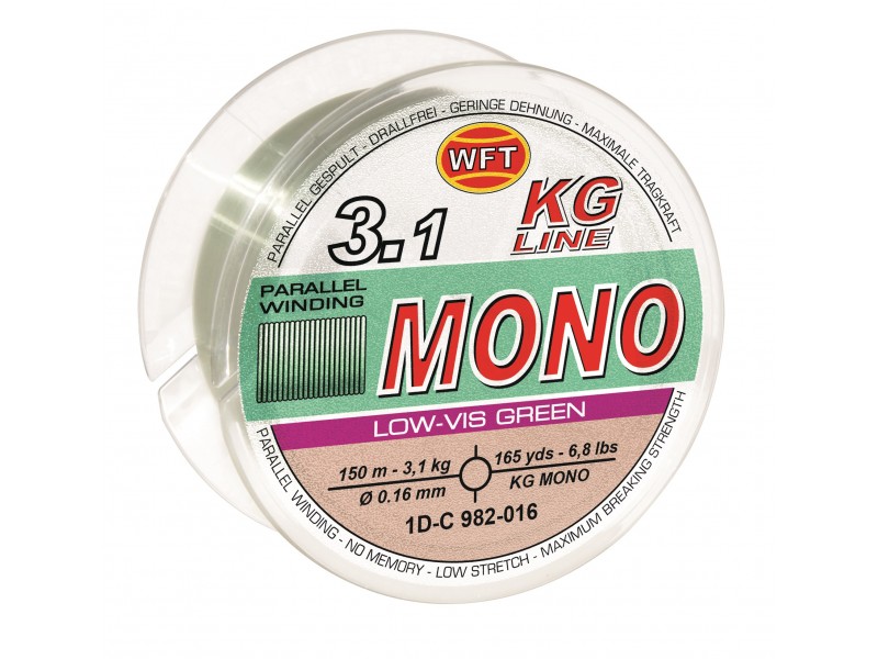 Nylon WFT Kg Line Mono Low-Vis Green 150m