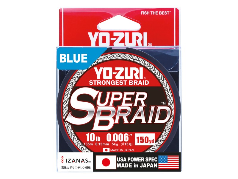 Tresse Yo-Zuri Superbraid Bleu 137m