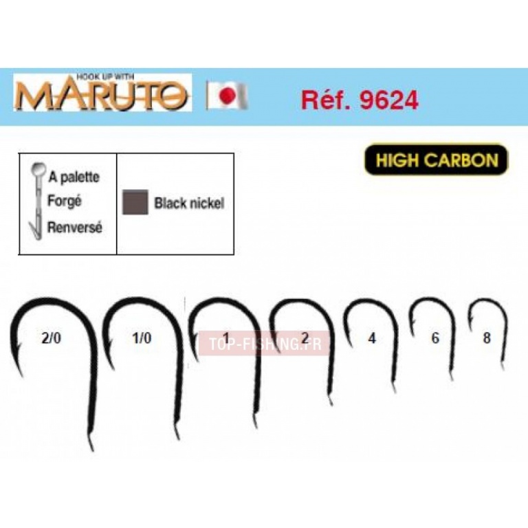 hamecons Maruto 9624 black nickel hamecons Maruto 9624 black nickel