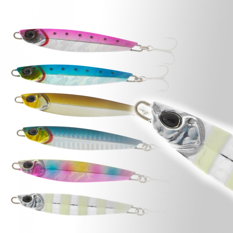 Palette de couleurs du Samouraï Jig Daiwa Palette de couleurs du Samouraï Jig Daiwa