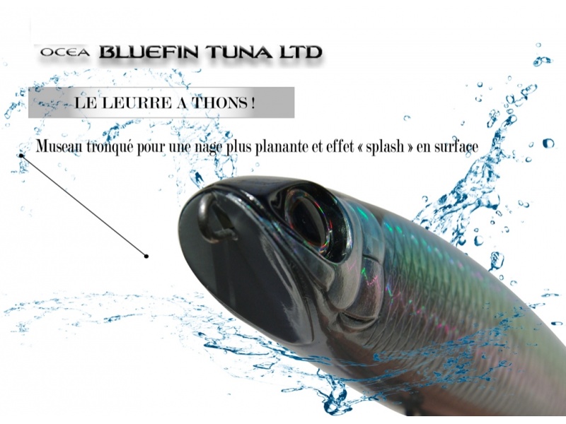 Leurre Shimaono Ocea Bluefin Tuna efet Splash