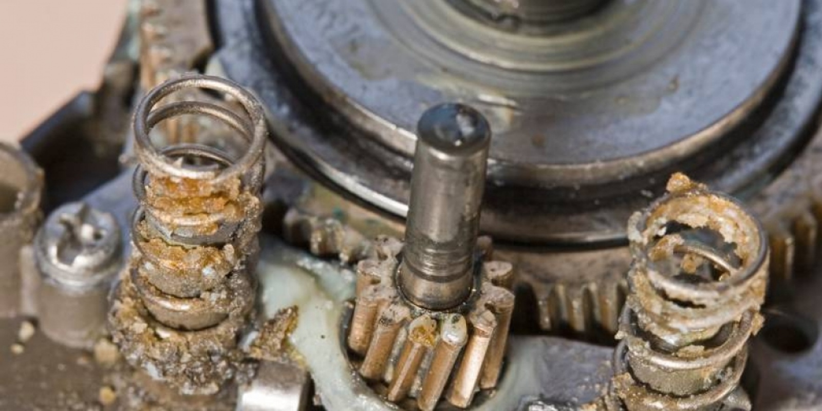 La corrosion peut altérer totalement la fluidité d'un moulinet