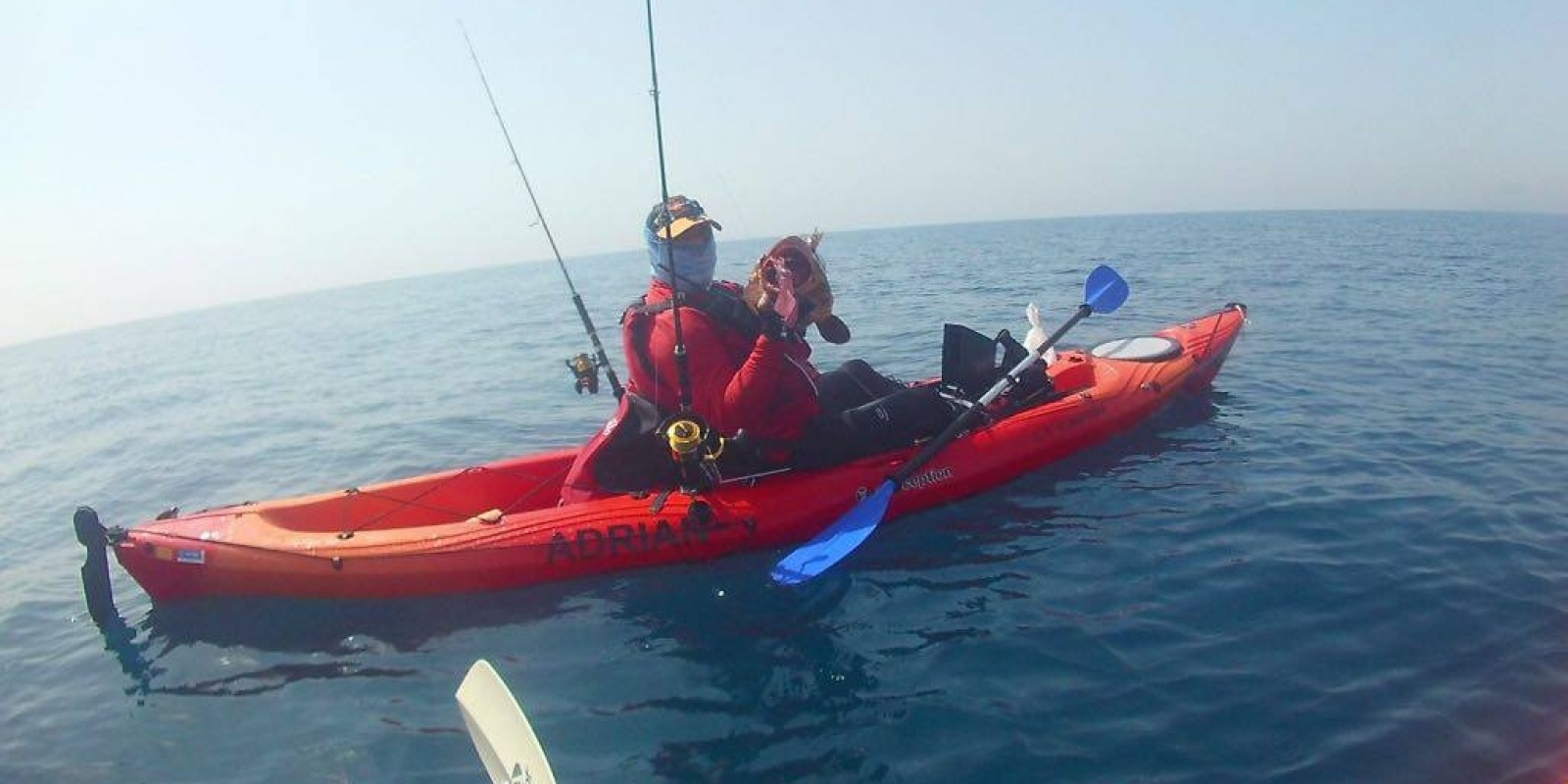 Traque d'un mérou au Vivo Calamar, en kayak