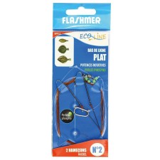 Bas De Ligne Flashmer 2 Hameçons