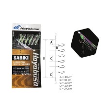Bas de Ligne Hayabusa Sabiki EX131