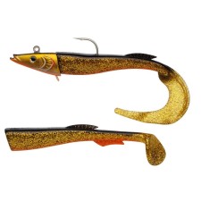 leurre-souple-arme-powerbait-power-sandeel-150mm-2-Gold-oil