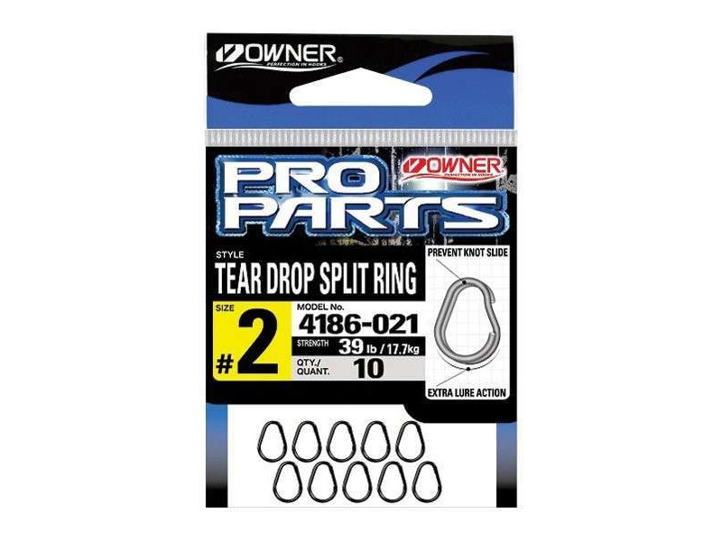 Anneau Brisé Owner 4186 Tear Drop Split Ring