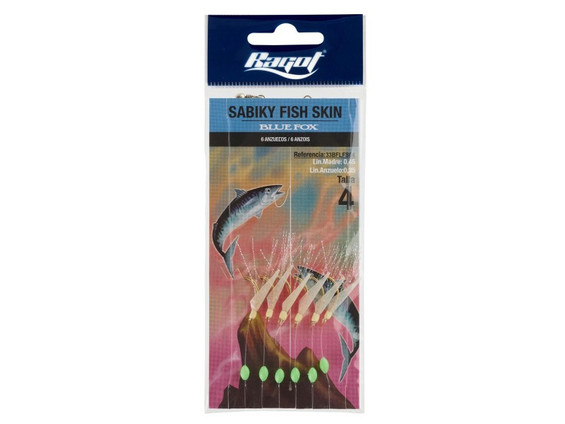 Bas De Ligne Ragot Sabiki Piel Fluo