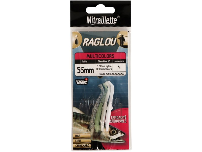 Bas De Ligne Ragot Sabiki Raglou 55-multi