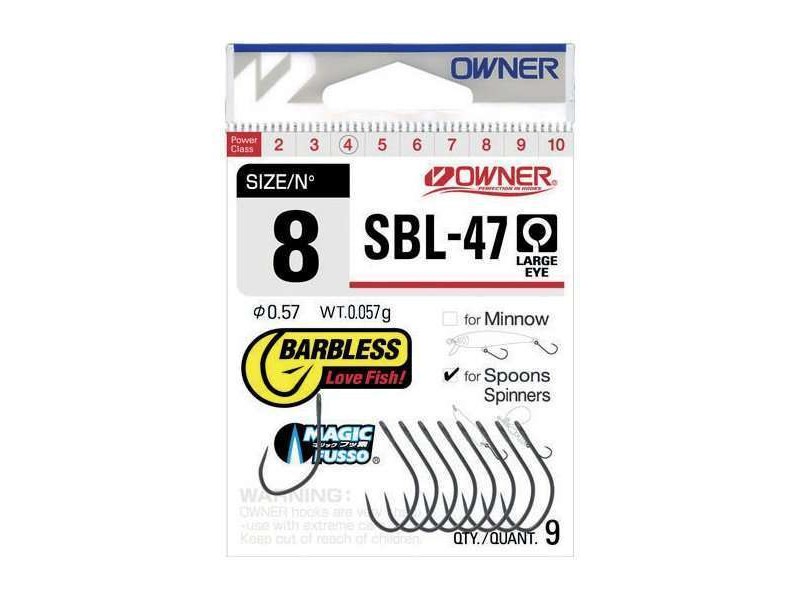 Hameçon Simple Owner Spécial Cuiller SBL-47 Hameçon Simple Owner Spécial Cuiller SBL-47