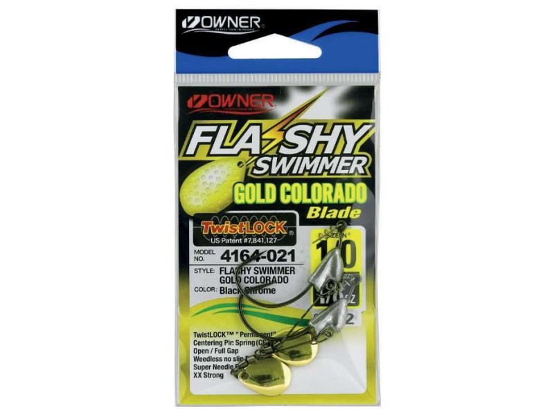Hameçon Texan Owner 4164 Flashy Swimmer Gold Colorado