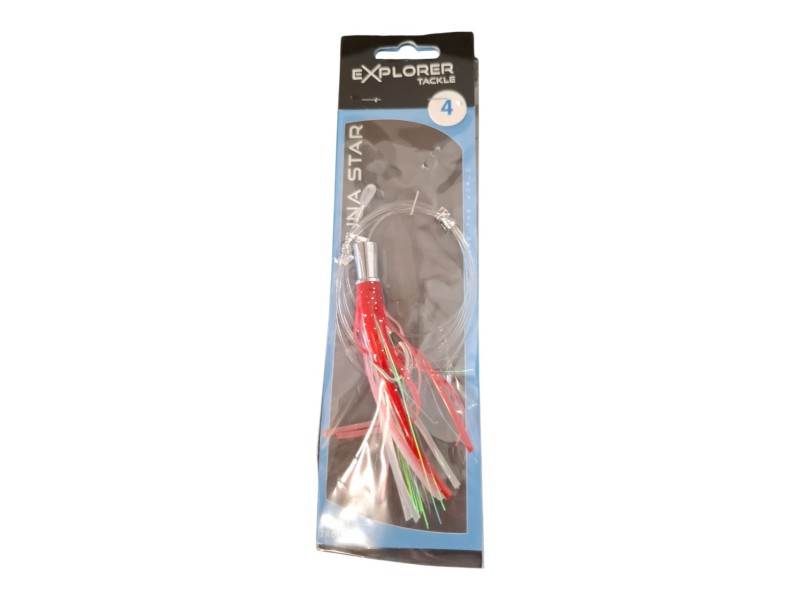Jet Siffleur Explorer Tackle Tuna Star 4-red-white Jet Siffleur Explorer Tackle Tuna Star 4-red-white