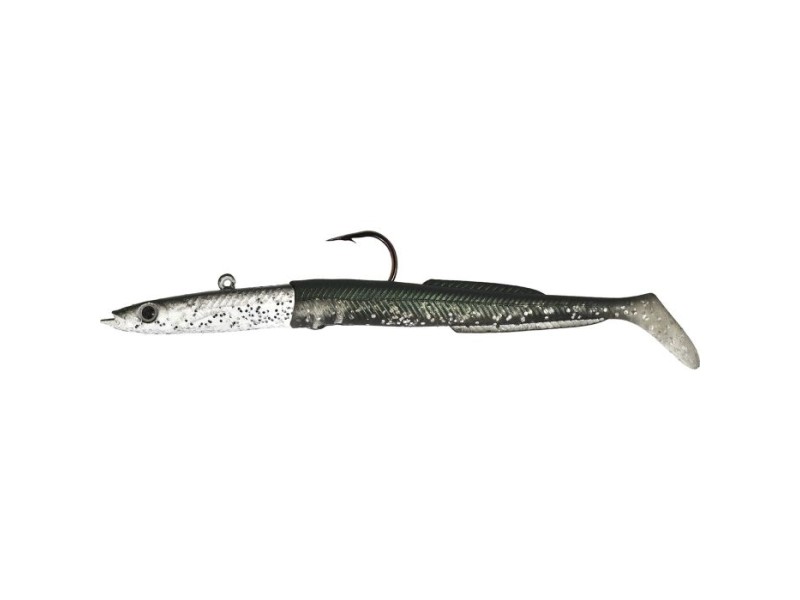 Leurre Hyperlastics Sandyll Natural Jighead 124mm-GreenShirasu Leurre Hyperlastics Sandyll Natural Jighead 124mm-GreenShirasu