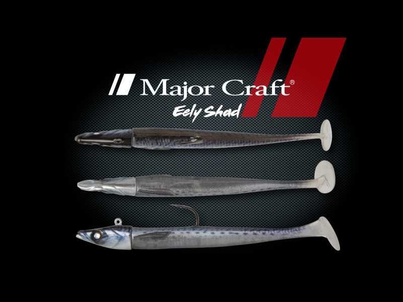 Leurre Souple Armé Major Craft Eely Shad 75mm Leurre Souple Armé Major Craft Eely Shad 75mm
