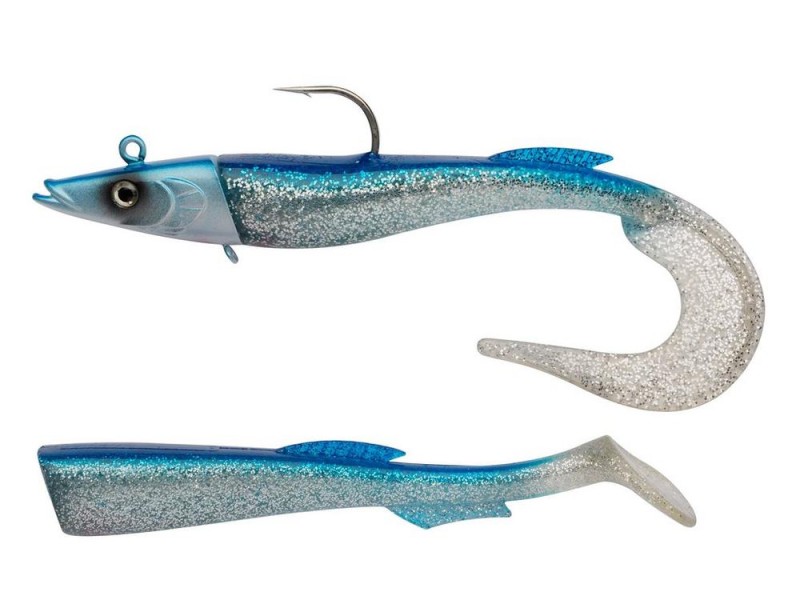 leurre-souple-powerbait-power-sandeel-150mm-3-Metallic-blue leurre-souple-powerbait-power-sandeel-150mm-3-Metallic-blue