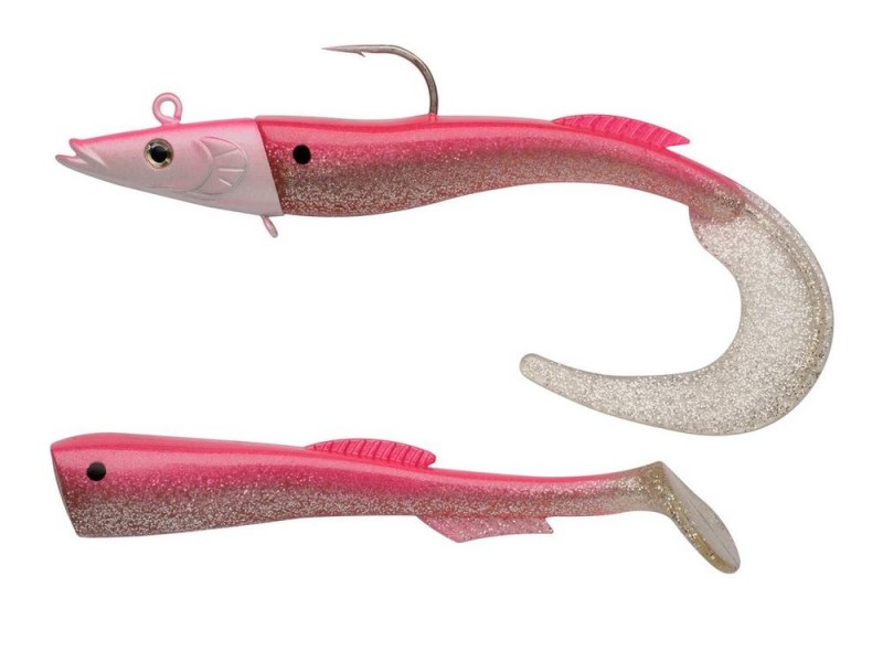 leurre-souple-powerbait-power-sandeel-150mm-5-Metallic Pink leurre-souple-powerbait-power-sandeel-150mm-5-Metallic Pink
