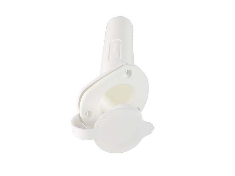 Porte-Canne Seanox Encastrable Pvc 30° Fermé-blanc Porte-Canne Seanox Encastrable Pvc 30° Fermé-blanc