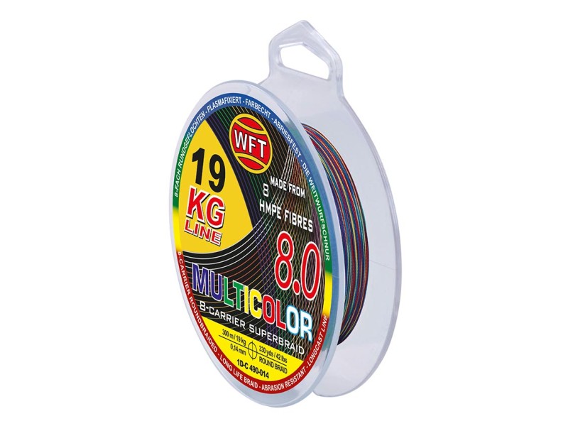 Tresse WFT KG 8.0 Multicolor 300m