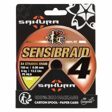 Tresse Sakura Sensibraid 4X Chartreuse 150m