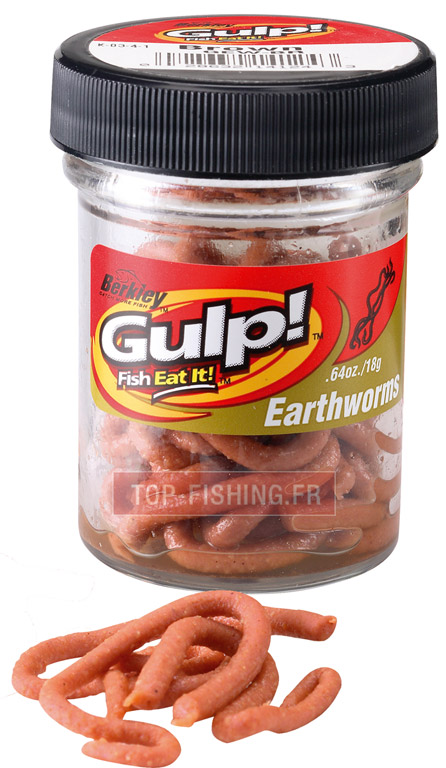 Appâts Berkley Gulp! Earthworms - 10 cm