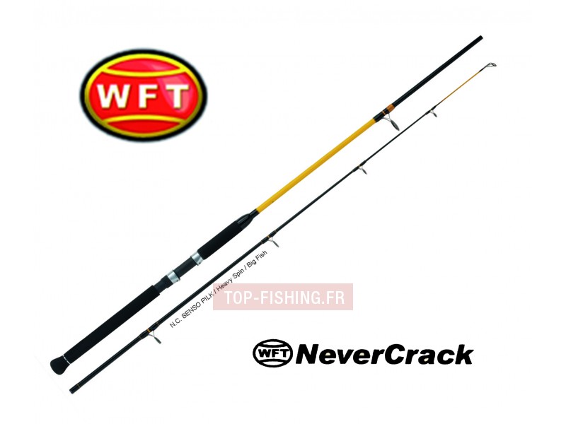 Vue 5) Canne WFT Never Crack Heavy Spin