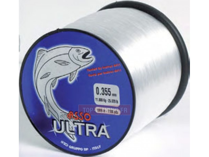 Fil ASSO Nylon Ultra - 100m (Nylon pour Pêches fines bâteau - Asso)