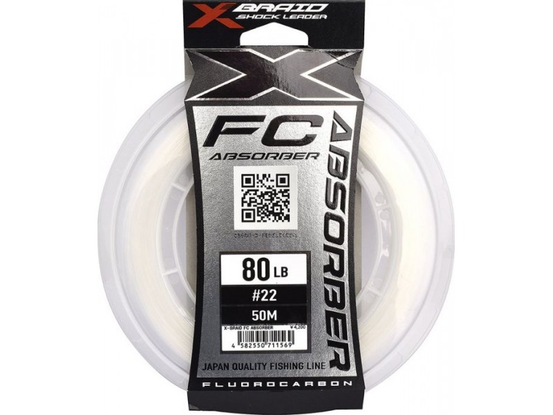 Fluorocarbone X-Braid FC Absorber X023 (Fluorocarbone pour Pêche