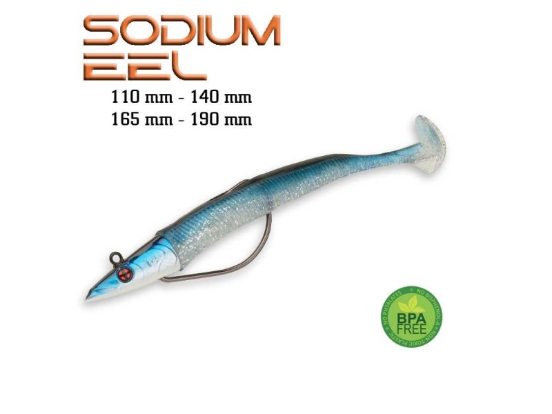 Leurre Souple Armé Sakura Sodium Eel 110mm (Shad pour Pêches