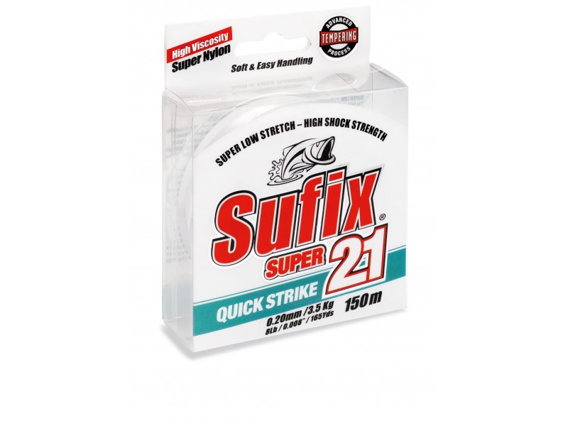 Nylon Sufix Super 21 Clear 150m