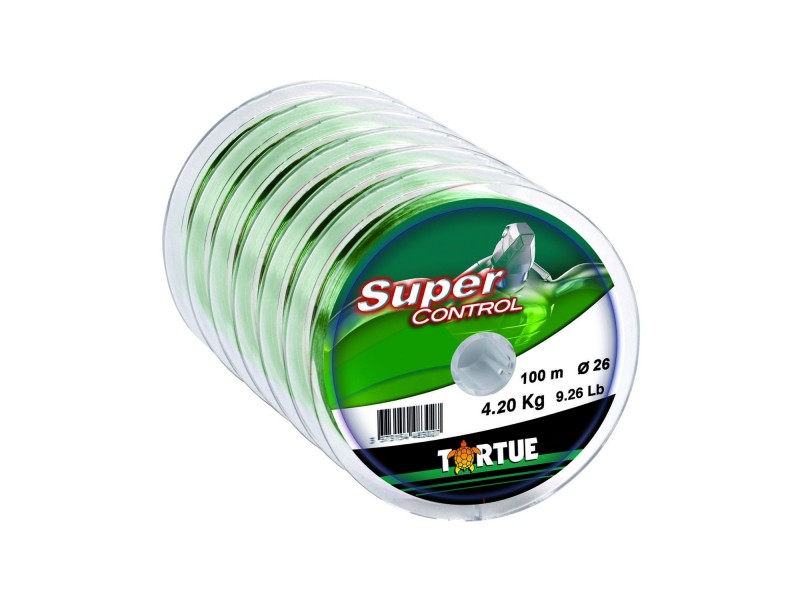 Nylon Tortue Super Control Vert Coque 100m