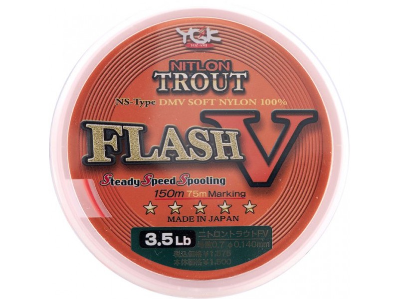 Nylon YGK Flash V Trout 150m