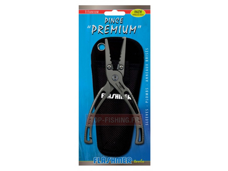 Vue 5) Pince Flashmer Premium Finition Titanium