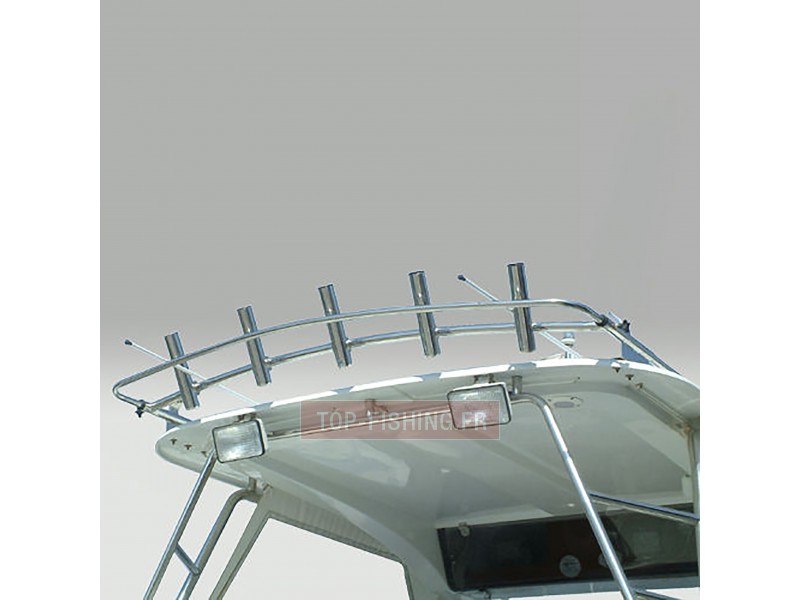 Porte-canne à pêche pour bateau - 131/G - GIBI Marine - orientable