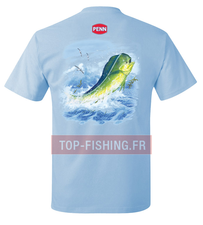 T-Shirt Penn Fish Print Mahi
