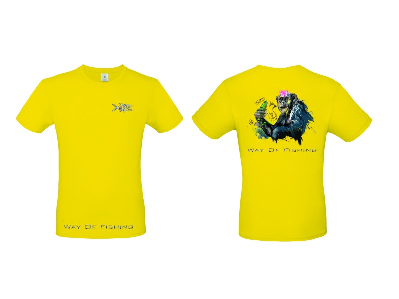T-Shirt Way Of Fishing Bonobo 2024 Jaune