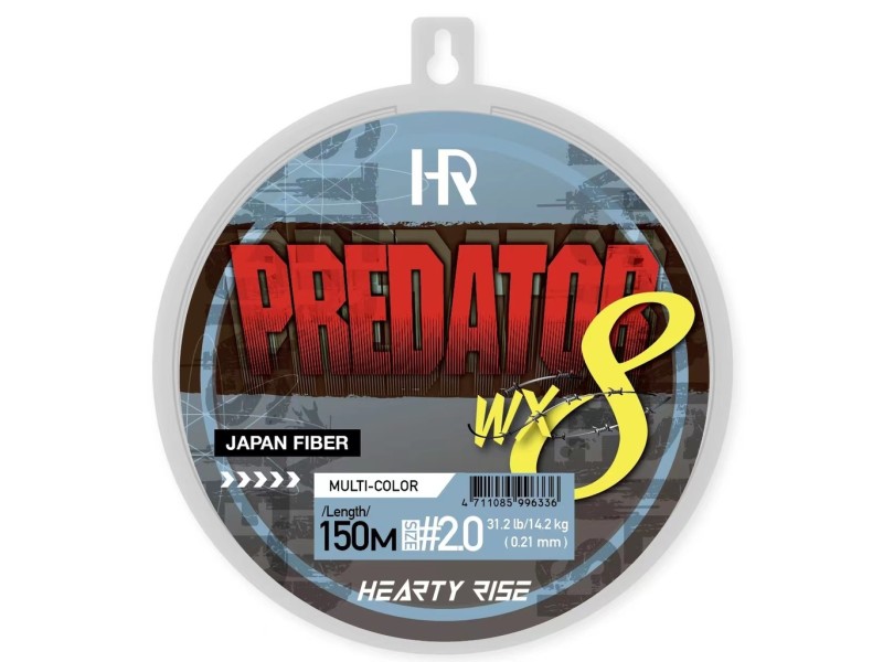 Tresse Hearty Rise Predator WX8 1200m Multicolore