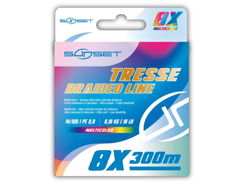 Tresse Sunset 8X Rs Competition Multicolor 300m