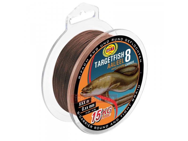 Tresse WFT 8 brins Target Fish Spécial Anguille