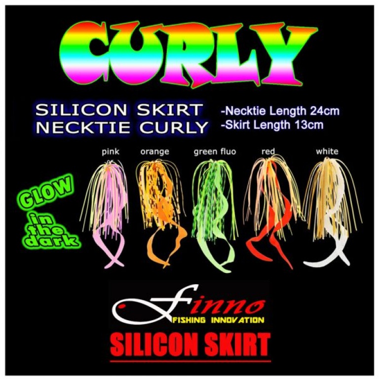 Jupe de madaï jig Curly Silicon Paragon : une jupe XL (24 cm !)