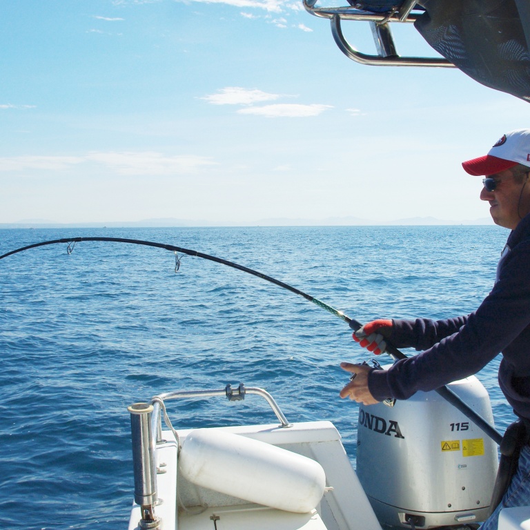 Une tresse parfaitement adaptée à la pêche des thons rouges au lancer !