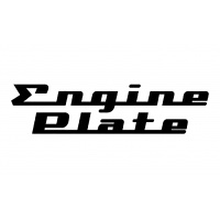 Logo Engine Plate Daiwa