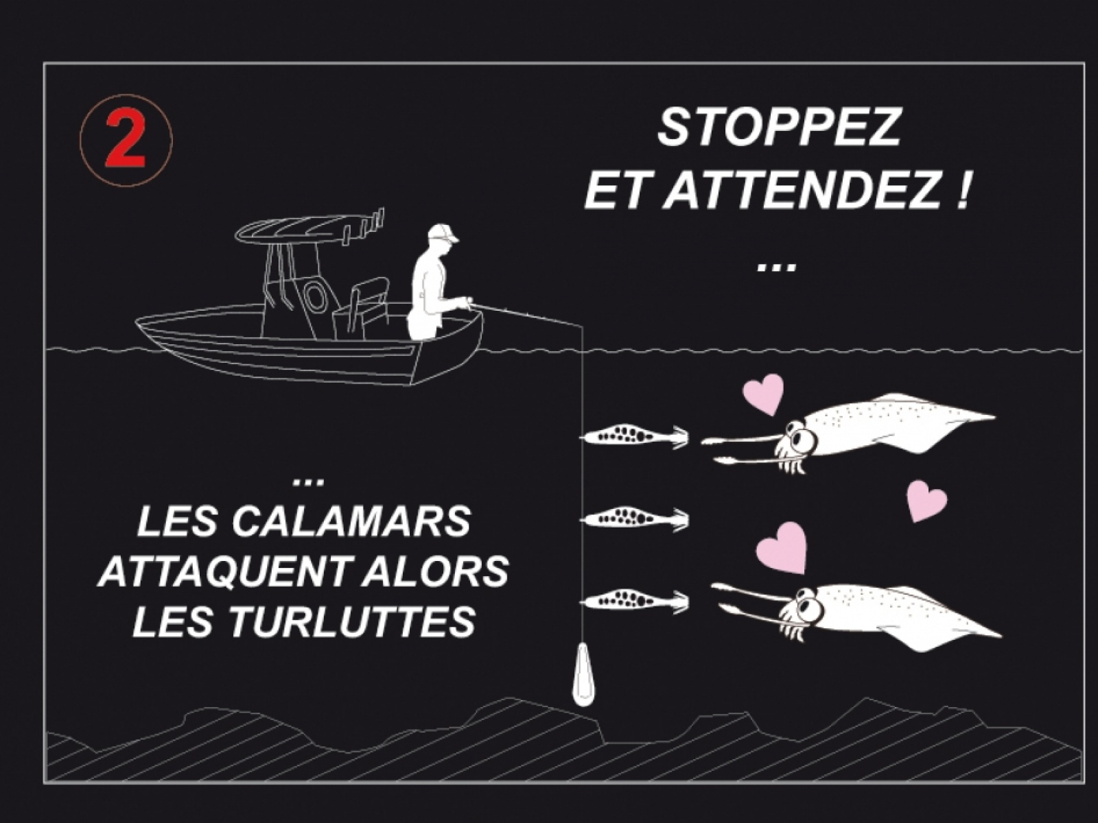 Montage turlutte à margates et calamars, Les pêcheurs de Saint Jean de  Monts