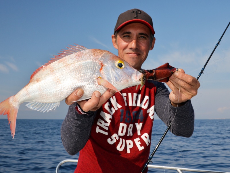 Les leurres calamars Top Fishing sont très efficaces !