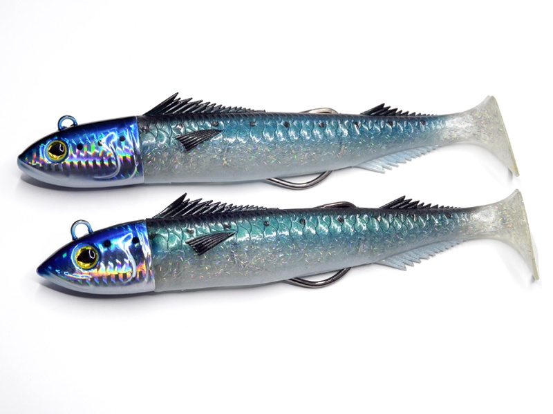 Real Fish JLC 150 et 200 g en coloris sardine