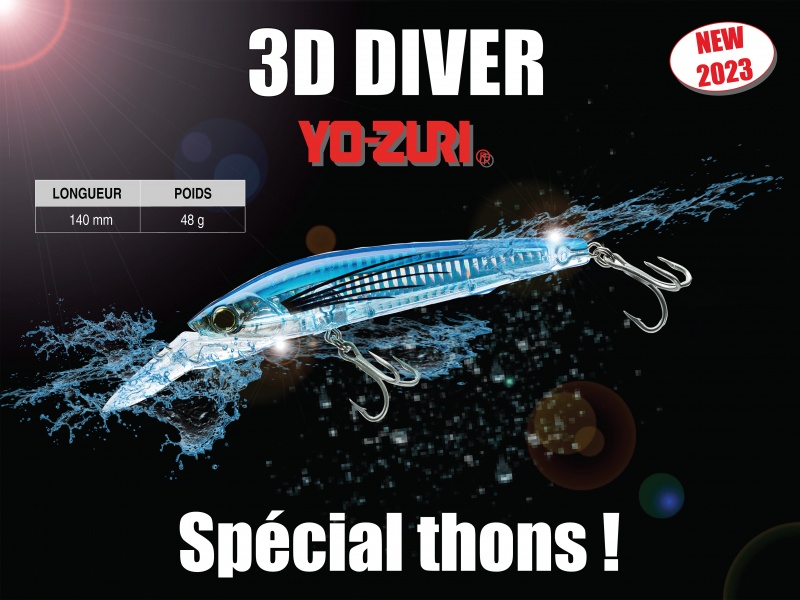 3D Diver Yo-Zuri : spécial thons !