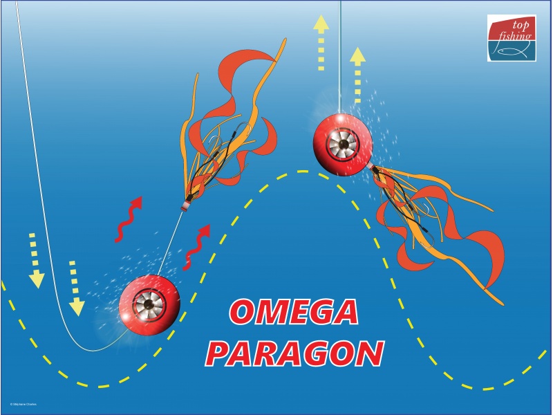 La tête coulissante du Slider Head Omega X-Paragon lui donne une nage souple très attractive