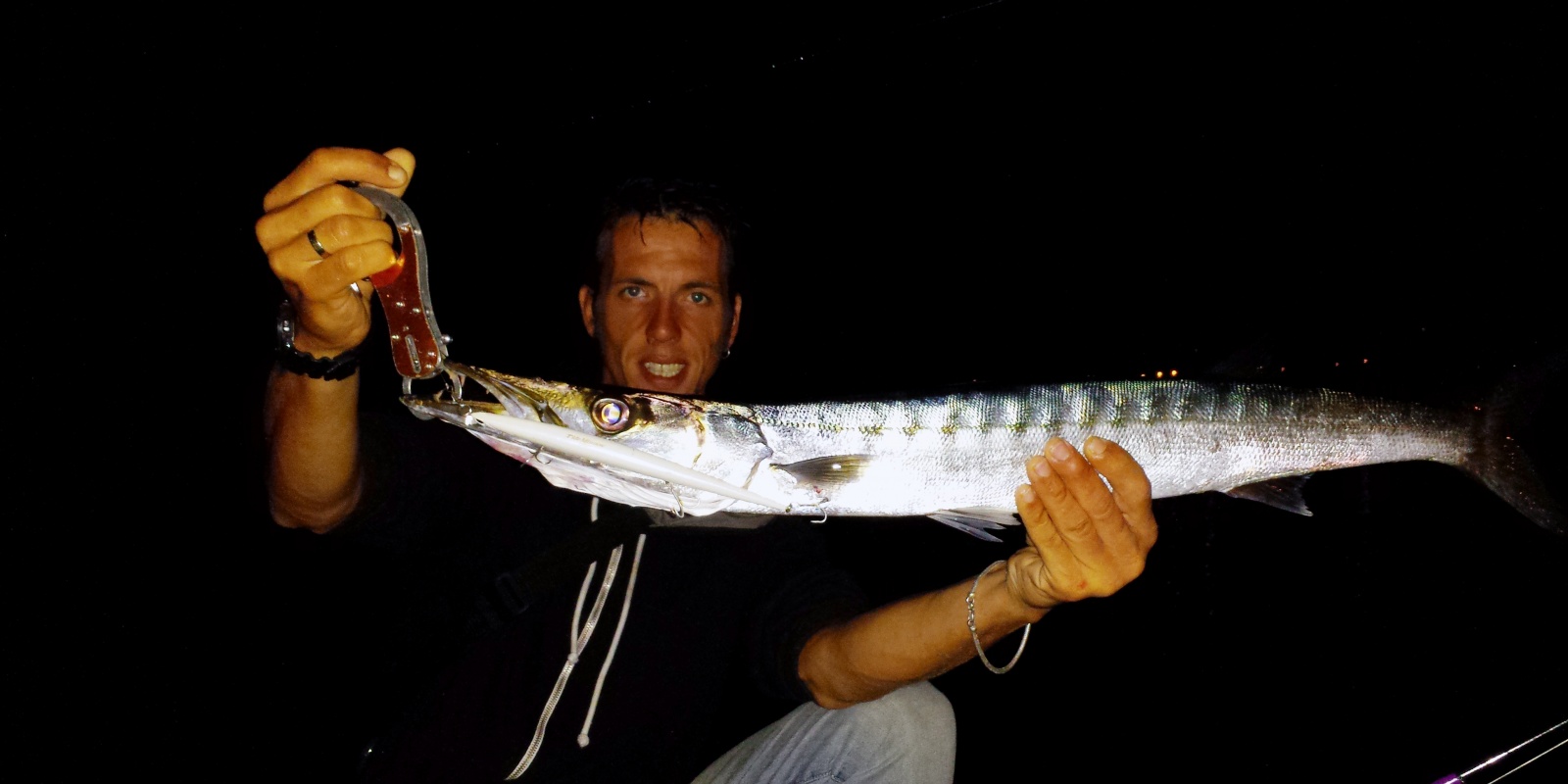 La pêche des barracudas aux long minnows est surtout nocturne !
